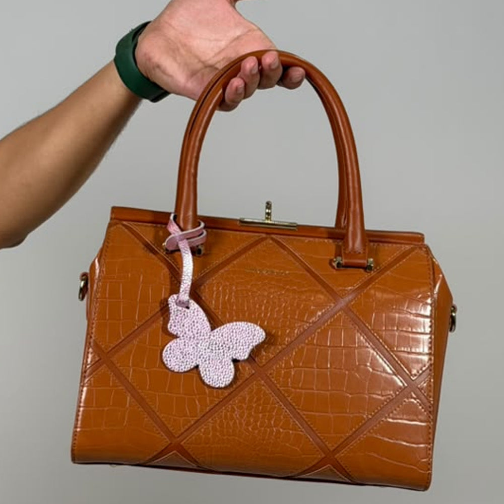 Butterfly Leather Charm