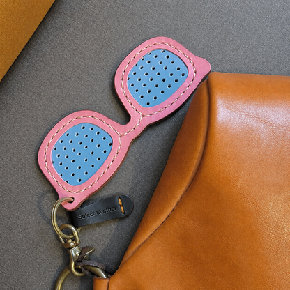Leather Specs Charm