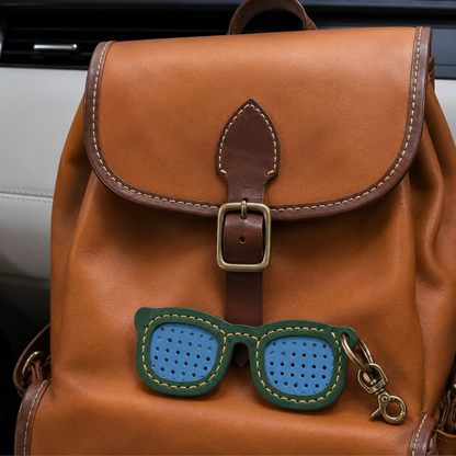 Leather Specs Charm