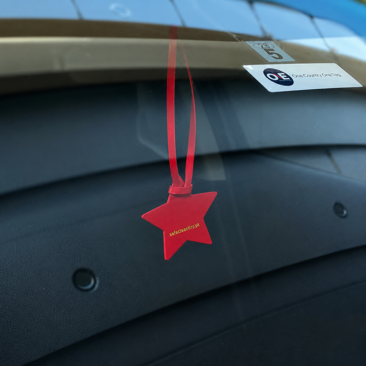 Car Hangings - Leather Star