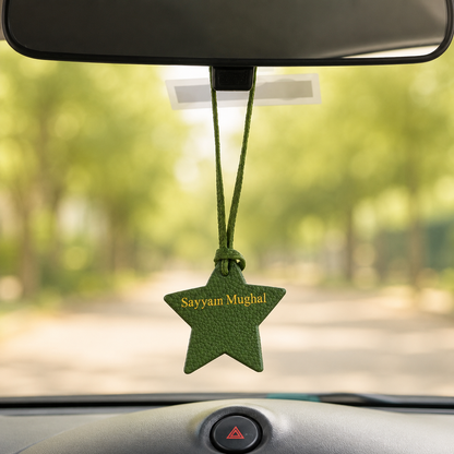 Car Hangings - Leather Star