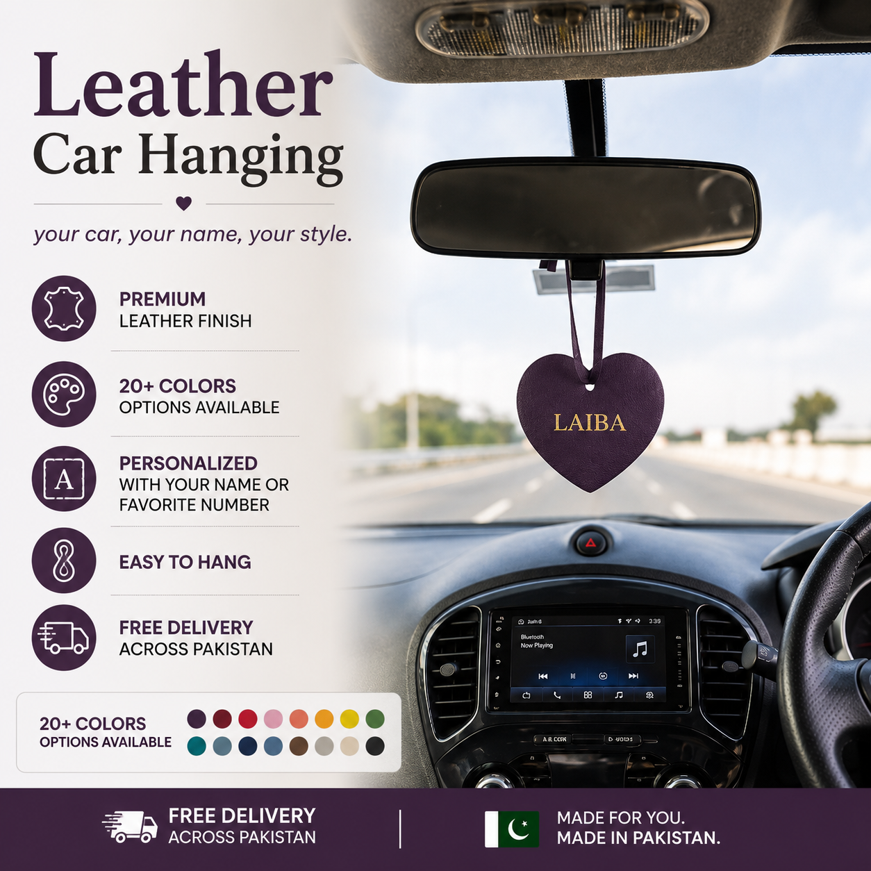 Heart Car Hanging