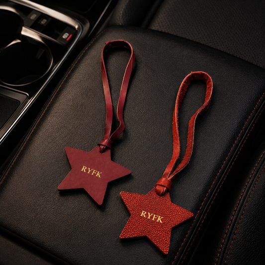 Car Hangings - Leather Star