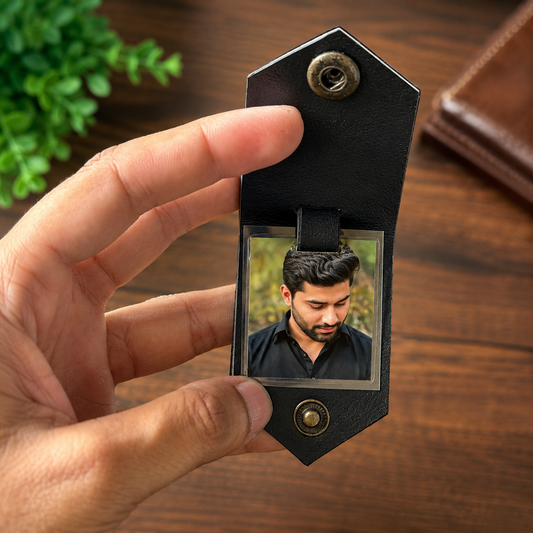 Personalized photo keychain